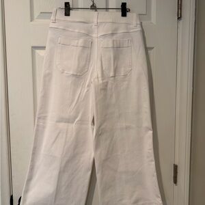 SPANX Women's Cream Flare Jeans